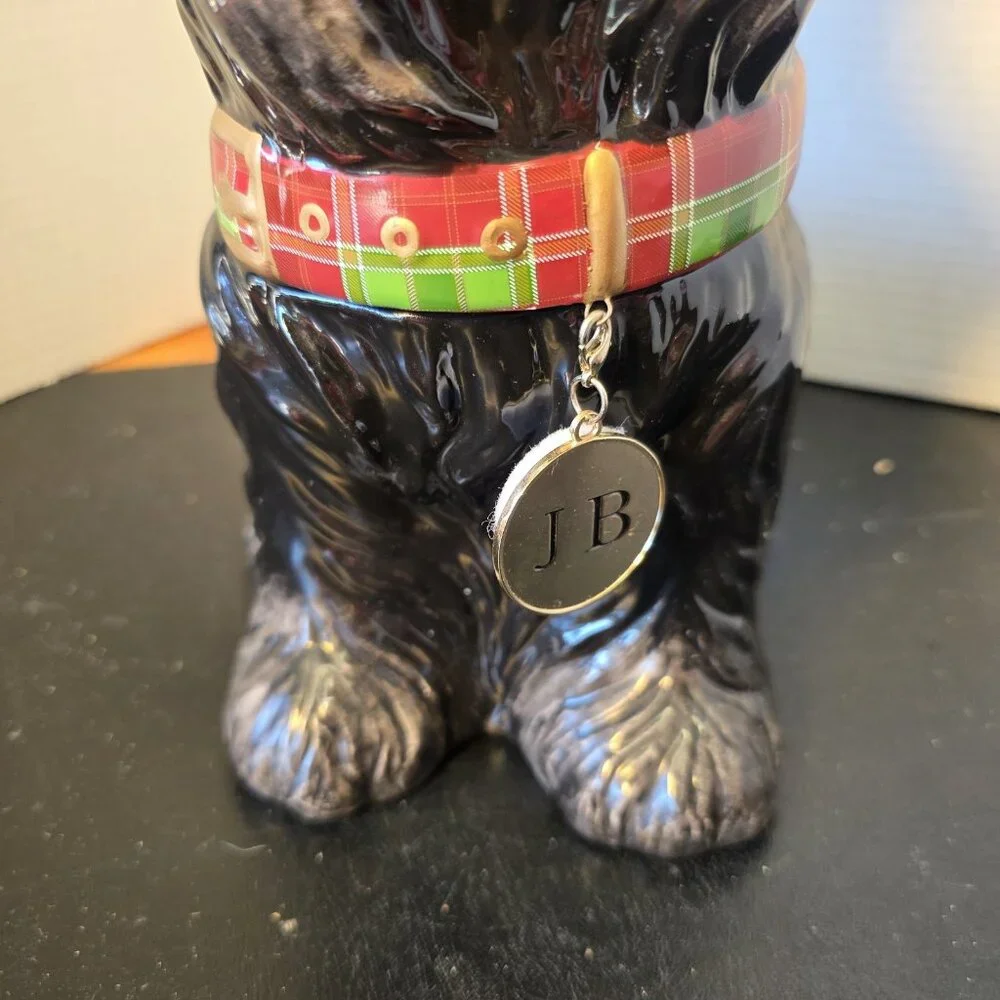 Jeffery Banks David’s Cookies Cookie Jar Scottish Terrier 12” Y4